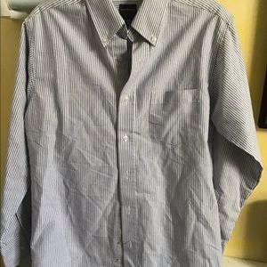 Like new boys Arrow pinstripe LS shirt. Size 14